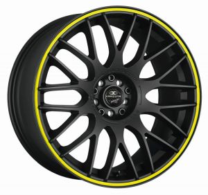 BARRACUDA KARIZZMA PureSports / Color Trim gelb Wheel 8,5x19 - 19 inch 5x100 bolt circle