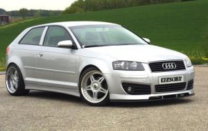 Set Sideskirts 3door kerscher tuning fits for Audi A3 8P