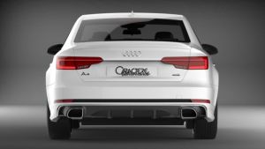 rear decklid spoiler Caractere fits for Audi A4 B9