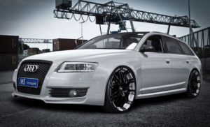 front lip spoiler racelook jms exclusive line  fits for Audi A6 4F