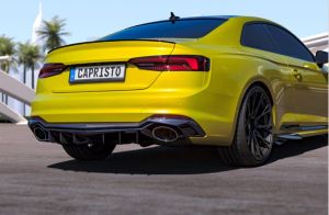 Capristo rear diffuser real carbon fits for Audi RS5 B9