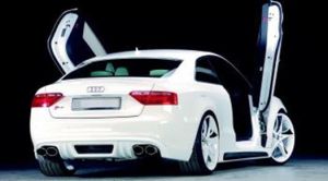 Rieger rear bumper extension, double rear muffler left fits for Audi A5/S5