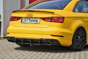 Noak rear diffuser fins fits for Audi A3 8V