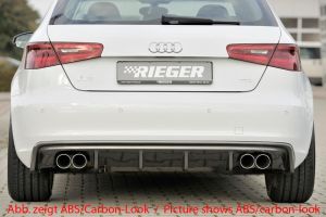 Rieger rear skirt ignore fits for Audi A3 8V