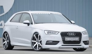 Rieger front spoiler lip fits for Audi A3 8V