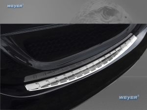 Weyer stainless steel rear bumper protection fits for MERCEDES C-KlasseW205