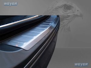 Weyer stainless steel rear bumper protection fits for MERCEDES C KlasseW 204