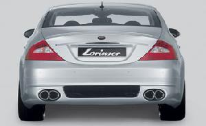 Lorinser rear muffler  fits for Mercedes CLS W219