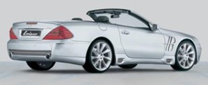 Lorinser rear muffler  Integral  fits for Mercedes SL R 230