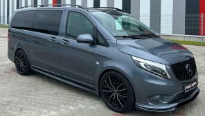 Piecha front lip spoiler 2-pcs. fits for Mercedes Vito W447