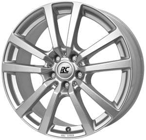 RC RC25 silver Wheel 7,5x17 - 17 inch 5x120 bolt circle