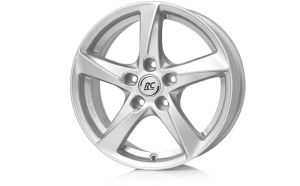 RC RC30T silver Wheel 7x17 - 17 inch 5x120 bolt circle