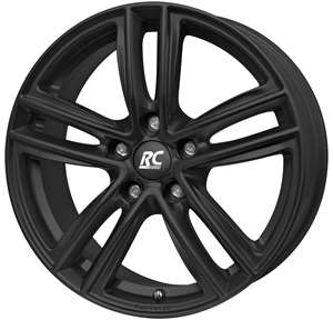 RC RC27 black clear Matt (SKM) Wheel 7x19 - 19 inch 5x108 bolt circle