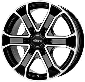 RC 31 black shiney Wheel 7x17 - 17 inch 6x114,3 bolt circle