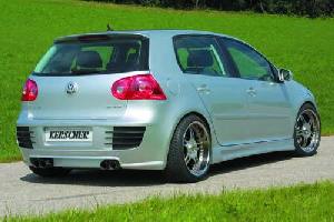 Kerscher rearbumper with ABS-ribs fits for VW Golf 5