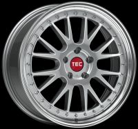 TEC GT EVO Hyper-Silber-polished Wheel 10x20 - 20 inch 5x112 bolt circle