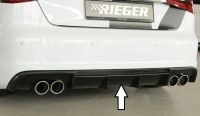 Rieger rear diffusor insert for two tips left/right fits for Audi A3 8V