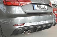 Rieger rear diffuser FL S-Line fits for Audi A3 8V