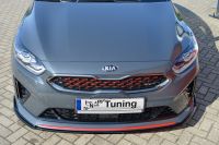 Noak front splitter / lip spoiler carbon look fits for Kia Ceed GT CD