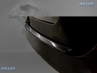 Weyer stainless steel rear bumper protection fits for SKODA Superb