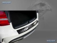 Weyer stainless steel rear bumper protection fits for MERCEDES GLA