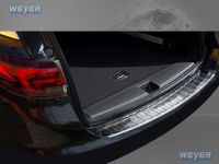 Weyer stainless steel rear bumper protection fits for OPEL Astra VK