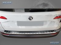 Weyer stainless steel rear bumper protection fits for SKODA Karoq