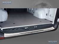 Weyer stainless steel rear bumper protection fits for MERCEDES Sprinter III