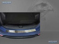 Weyer stainless steel rear bumper protection fits for KIA CarensUN