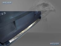 Weyer stainless steel rear bumper protection fits for MERCEDES Mercedes V / VITOW 447