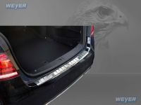 Weyer stainless steel rear bumper protection fits for MERCEDES E KlasseW 212