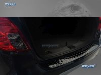 Weyer stainless steel rear bumper protection fits for OPEL Mokka X