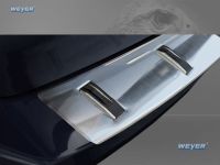 Weyer stainless steel rear bumper protection fits for SKODA Octavia III