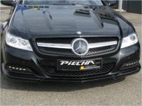 Piecha front lip spoiler for serial front bumper fits for Mercedes SL R 230