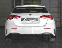 Lorinser rear diffuser with black tips fits for Mercedes W177