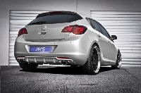 JMS rear diffuser racelook for left/right exhaust system fits for Opel Astra J