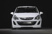 front lip spoiler Rieger Tuning 3-5 door fits for Opel Corsa D