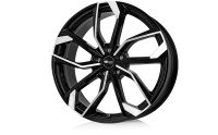 RC RC34 black glossy full polished (SGVP) Wheel 7.5X19 - 19 inch 5x108 bolt circle