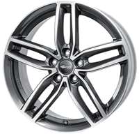 RC RC29 Himalaya Grey full polished (HGVP) Wheel 8,5x20 - 20 inch 5x114,3 bolt circle