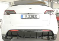 Rieger rear diffuser SG with CT fits for Tesla Model Y (003)