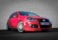 JMS front lip spoiler Racelook with integrated central diffusor fits for VW Golf 5 GTI