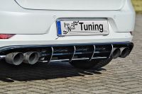 Noak Facelift rear diffuser R+R-Line fits for VW Golf 7