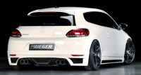 Rieger rear apron for double end pipe left/right  fits for VW Scirocco 3